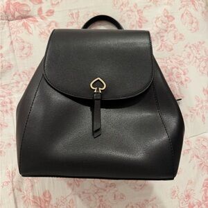 kate spade Black Leather Backpack